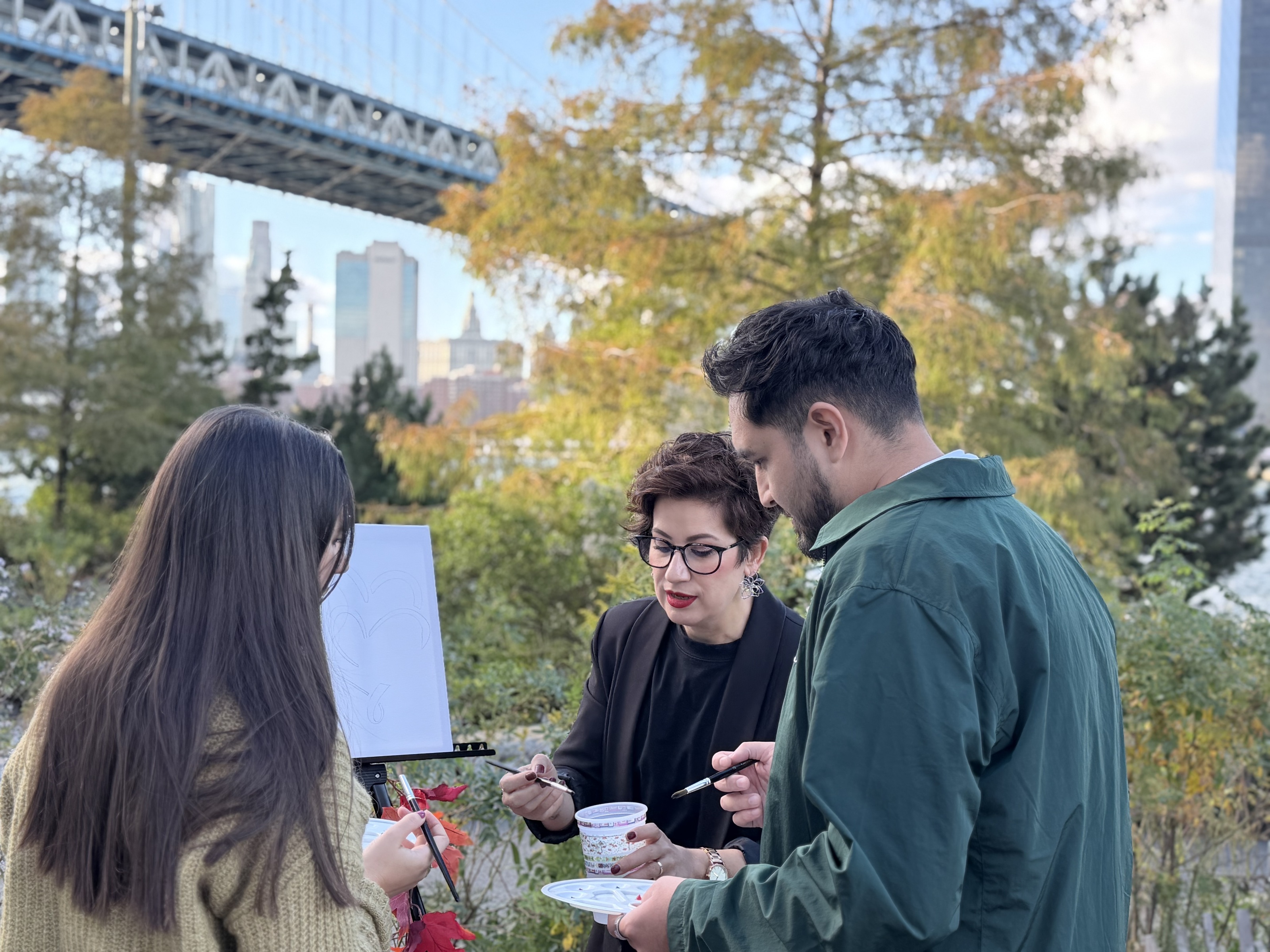 Brooklyn Bridge watercolor